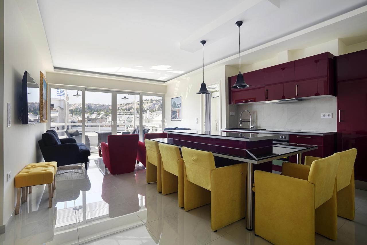 Unique 3-Bed, 3-Bath Apt With Acropolis Views Sg69 Athens Exterior photo